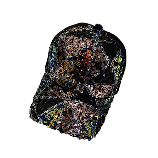 Sommer mesh paillet hat dame åndbar solhat rejse all-match koreansk baseballkasket andenæb kasket Lattice sequined mesh hat Adjustable