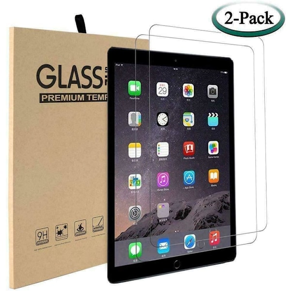 2-pack Skärmskydd i Härdat Glas för Apple iPad 10.2 9:e generationen 2021, iPad 8:e generationen 2020 och iPad 7:e generationen 2019{HH}