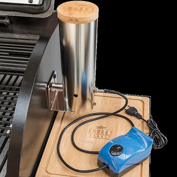 Koldrøgsgenerator i rustfrit stål Størrelse L Røgeovn BBQ til rygning/mad kød Røghus Premium tilbehør Udendørsgrill Røgmaskine{HH} 220V-EU Plug