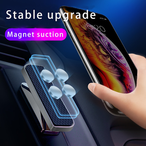 Magnetisk telefonholder for bil, magnetisk bilholder for dashbord for mobiltelefoner