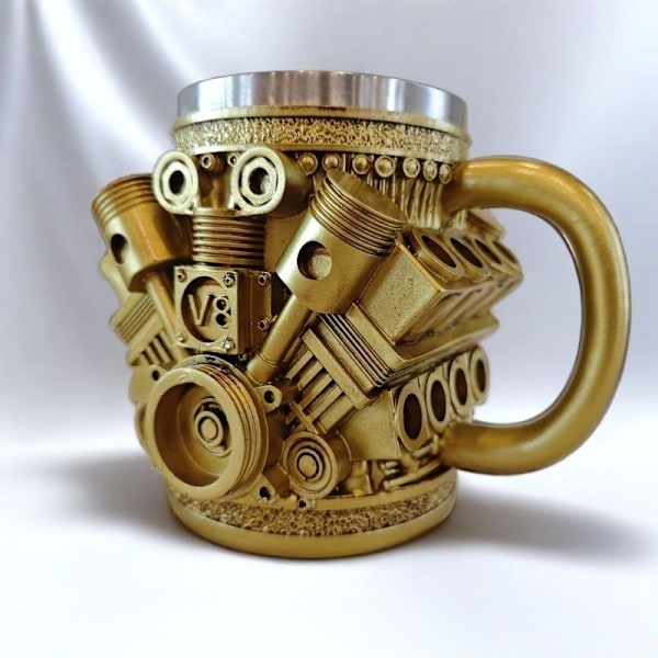 Nye V8 motor krus ornamenter v8 gold
