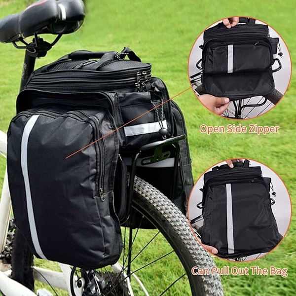Bagagebærer til cykel Bagagebærer bag på cykel Rivfast bagagetaske Cykeltaske Multifunktionel bagagebærer til cykel Bag{HH}