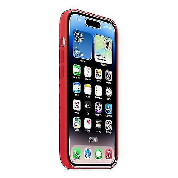 Silikonskal för iPhone 14 Pro Red