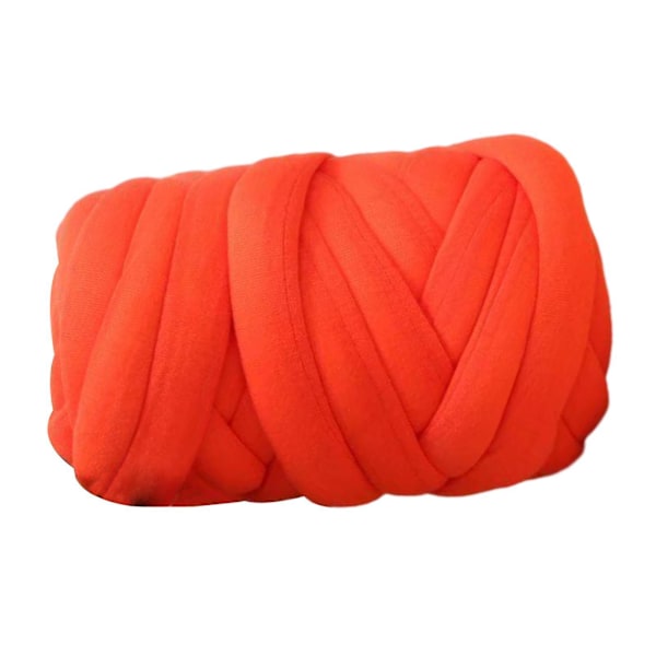 Tjockt Garn Stickning För Armstickning Mjukt Garn 250g För DIY Mattframställning Orange