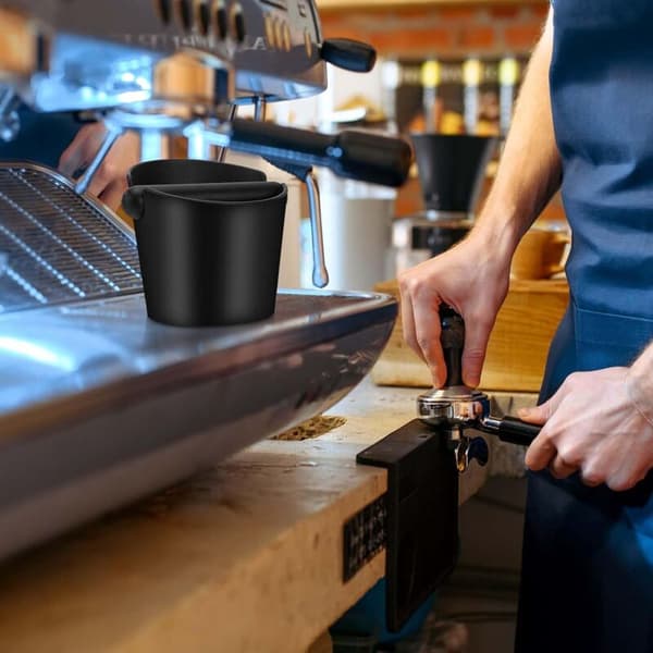 Knock Box Coffee Grounds Container Coffee Accessories for Collecting and Recycling Coffee Grounds from Western Restaurants, Kitchens, and Bars