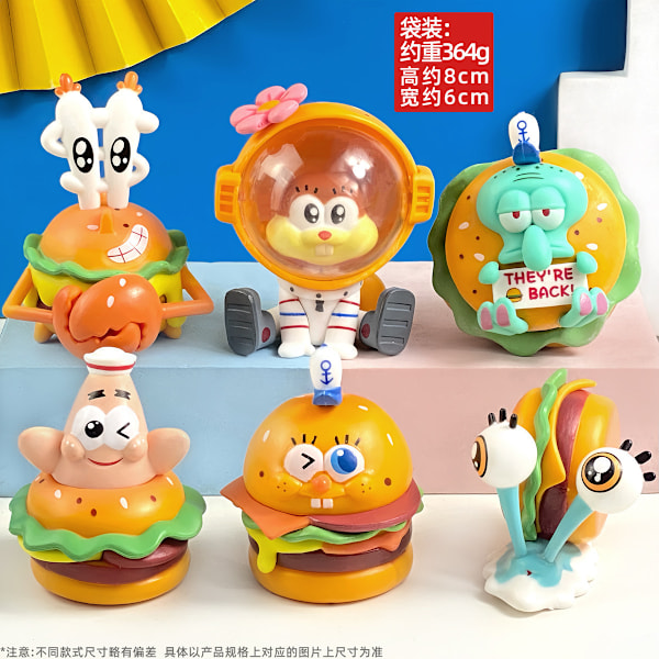 Pink Ruby Pieni Majava Blind Box Söpö Lelu Nukke Auto Kakku Koristeet Gachapon Nukkekone Doraemon - Boxed (whole set price)