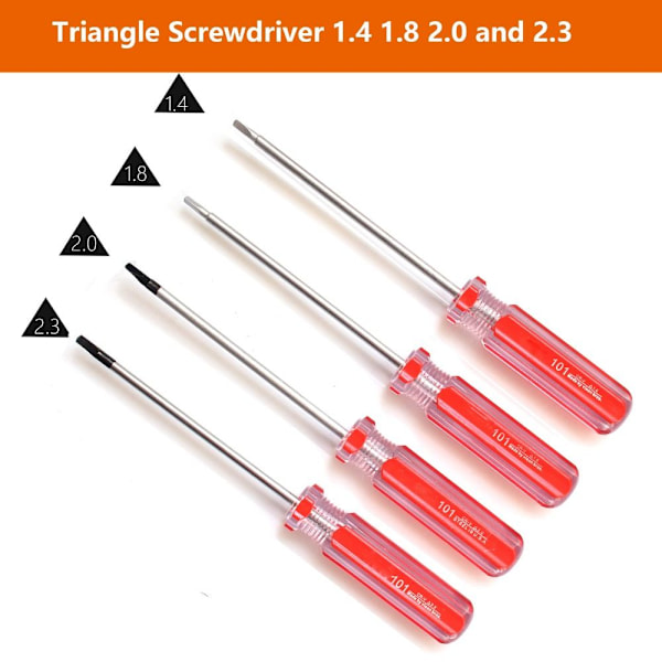 Triangel meiselssett med magnetisk tupp - Triangel