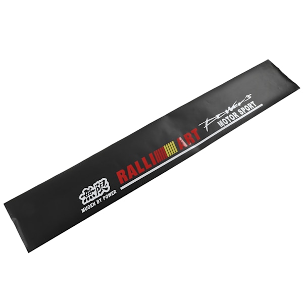 130x21cm Universal PVC Reflekterende Bilmærkat, Dekorative Forrudemærkater med Skraber til Bil Motorsport