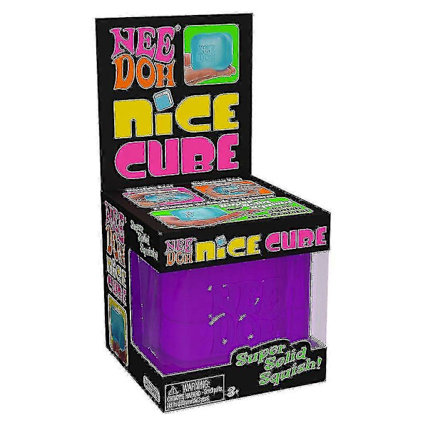 Schylling Nice Cube NeeDoh Stressboll - Sensoriska Leksaker, Ångest- & Stresslindring - Superior KR{HH}
