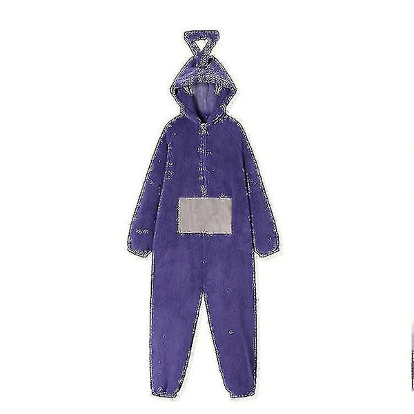 Teletapit Onesie Pyjama aikuisille, paksua korallifleeceä, keltainen yellow s