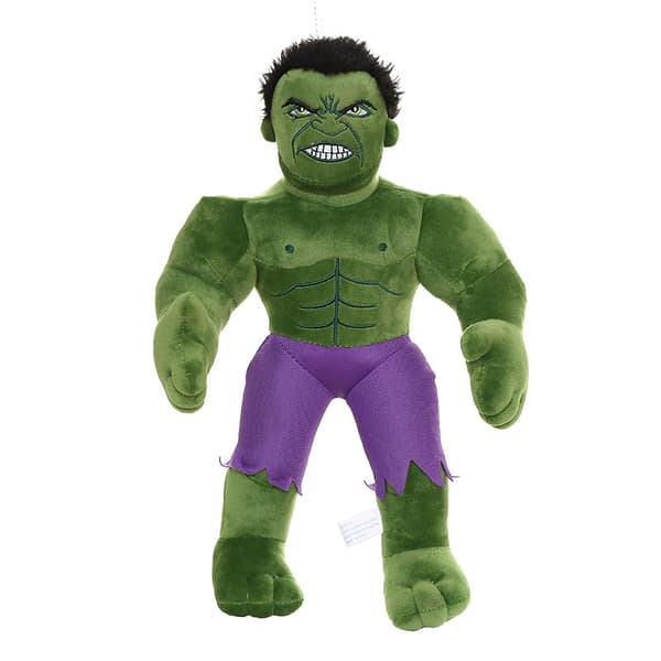 Avengers Plysj Kosedyr Hulk Pute - Supermyk Polyestermikrofiber, 45 cm