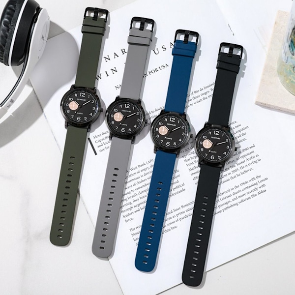 Klocka Quartz Klocka GRÅ