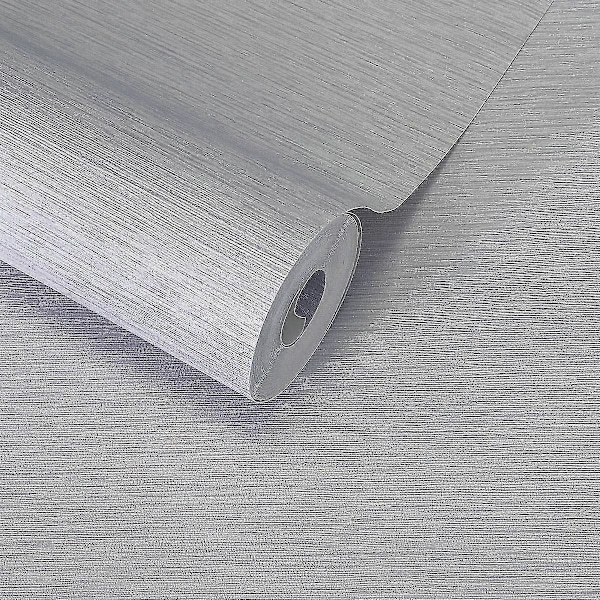 Roma Lineær Tekstur Tungvekts Vinyltapet {HH} Grey
