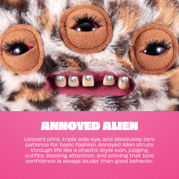 Fuggler Baddies Fuggs 9 tuumaa (ärtynyt alien) ZURU:lta Annoyed Alien Leopard