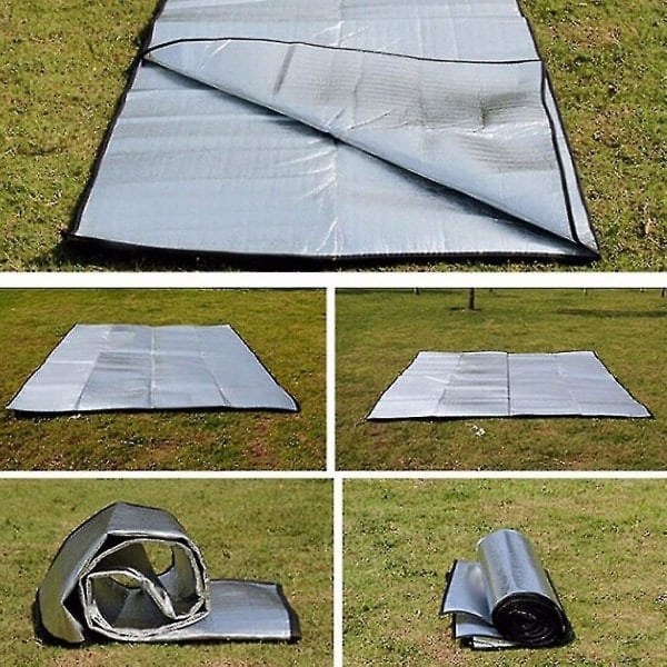 Isolerende liggeunderlag i skum til camping, termisk teltisolering 2MX2M