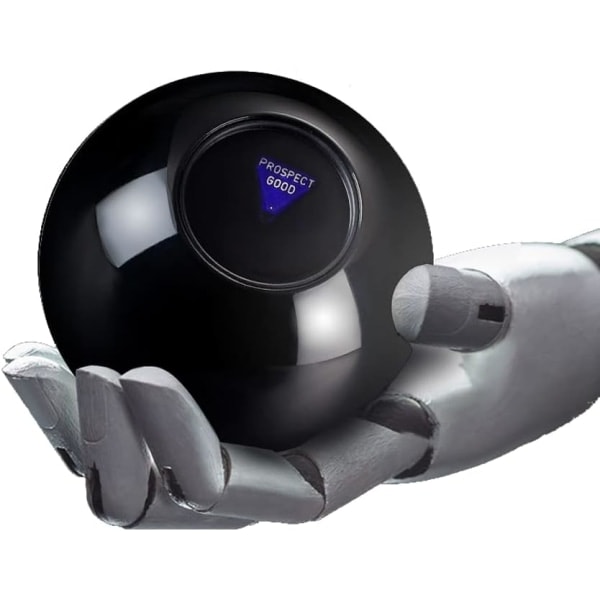 Magic 8-Ball, Salaperäinen 8-Ball Retro -versio, ennustuspallo kelluvalla sisuksella