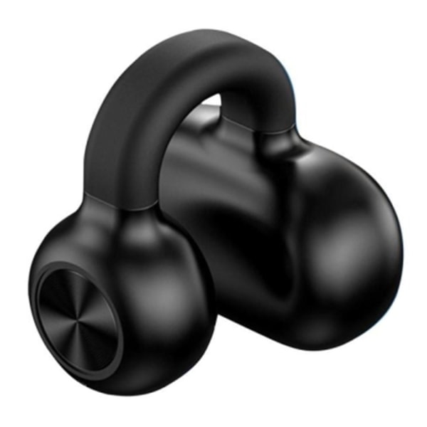 Clip-On Øre Bluetooth 5.3 Headset Støyreduserende Trådløse Hodetelefoner Svart