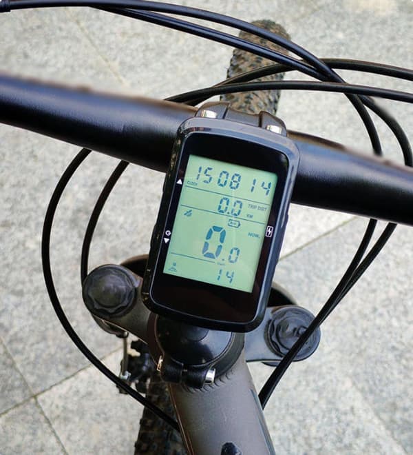 Trådløs sykkelcomputer speedometer 2,4 tommers LCD-skjerm 1200mAh vanntett kilometerteller