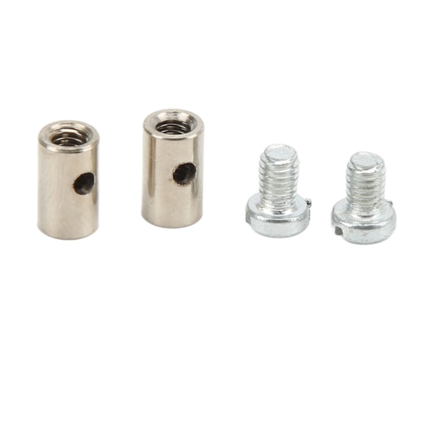 6mm/0.2 tum Lödfria Kabelnipplar Universal Metall Bromslinje Gasreglage Chokeände för Bil Motorcykel Cykel 0.1