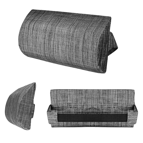 Niskatyyny nojatuoliin, niskatuki nojatuoliin, niskatuki tuoleihin, nojatuoleihin, aurinkotuolin pehmuste puutarhapiknikeille Tummanharmaa{HH} Dark Grey China