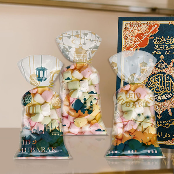 100 stk. Eid Mubarak festposer, Ramadan-tema