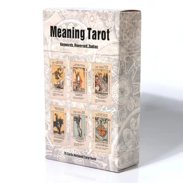 Betydning Tarotkort til begyndere Tarot, Nøgleord Antikt Tarotdæk