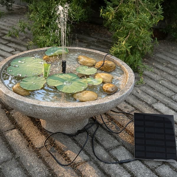 Fountain / Solar Fountain - Water Fountain with Solar Cell 325