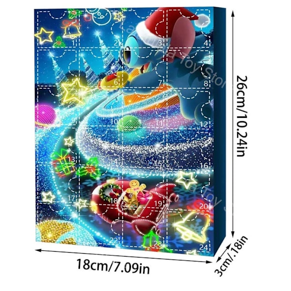 Jul Stitch adventskalender leker Disney blindboks Lilo Stitch Juguetes Noel dekorasjon