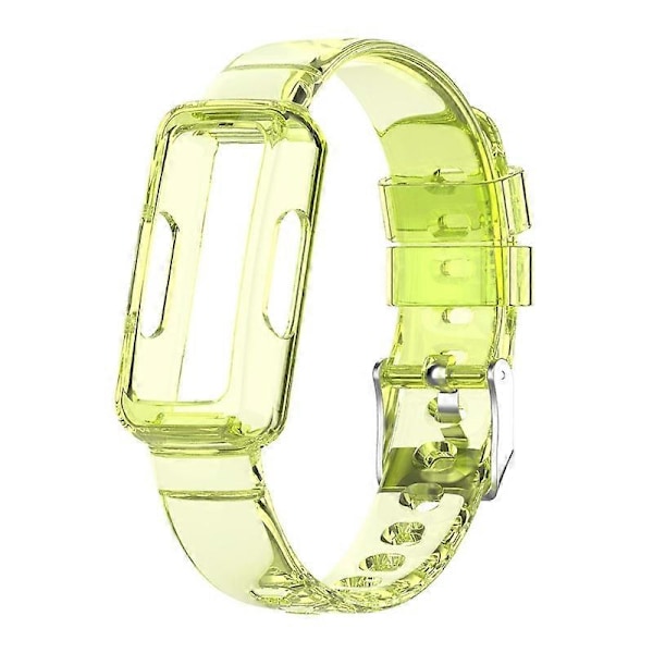 Transparent Armband för Fitbit- Ace 2/Inspire/Inspire 2 Smart Watch Armbandsur{hh} Yellow