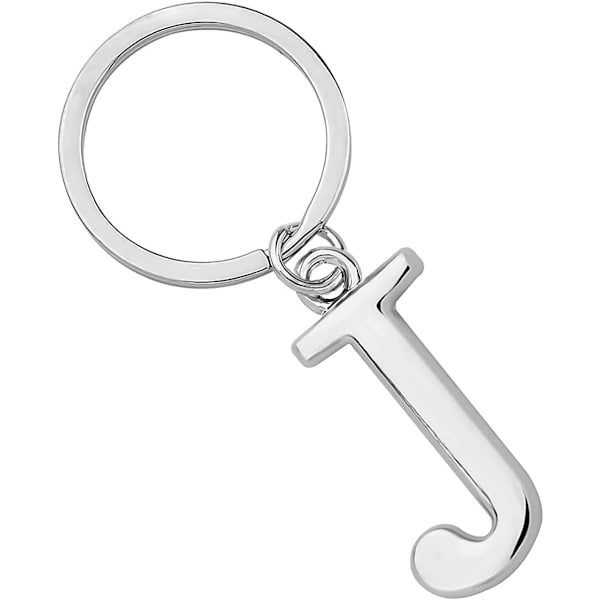 Keychain Letter - Initial Keychain Charm Letter J J