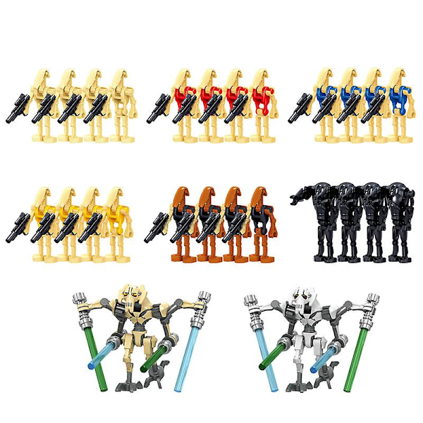Star Wars Droider Minifigurer Actionfigurer Byggklossar 26st/set Barnleksaker sm530{HH}