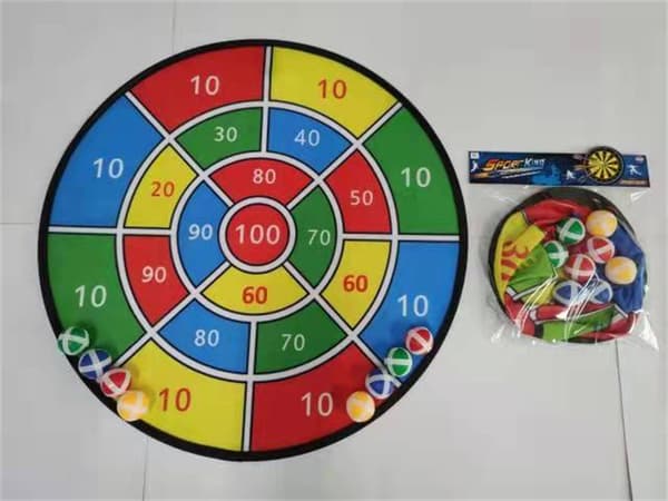 73,7 cm stor dartskive til børn, dartskive til børn med 12 klæbrige bolde, legetøj til drenge, indendørs/udendørs sport