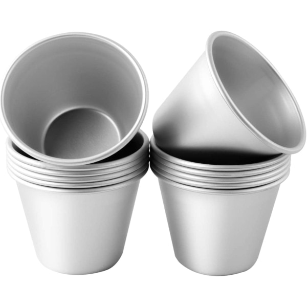 IC 12 st Puddingformar Bakformar i Aluminium Form
