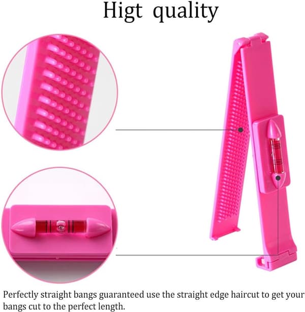 Hårtrimmer Guide Clip 2 Stk DIY Hårklippeværktøj Lineal Professionel Barber