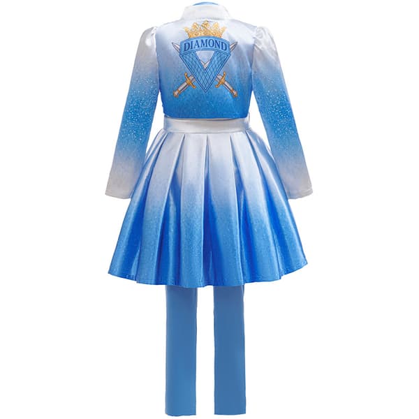 Barnas Halloween Scene Kjole Sett Chloe Cosplay Kostyme D1641 Blue 100cm