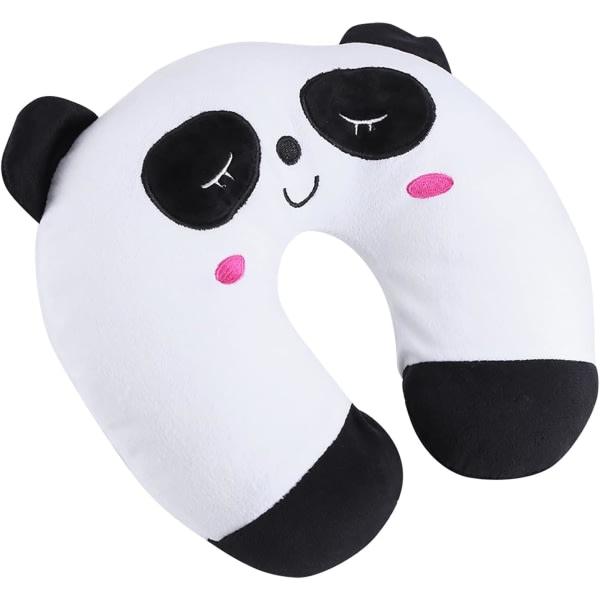 Panda resekudde för barn, nackkudde, hakskydd, Comforta