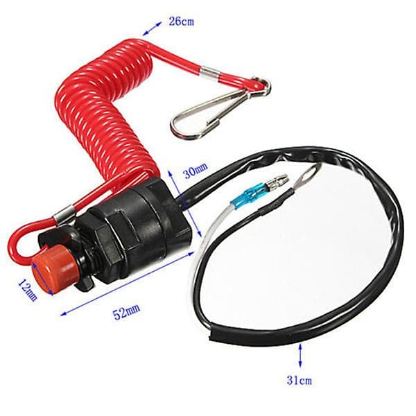 Emergency Stop Switch for Yamaha / Tohatsu Outboard Motor