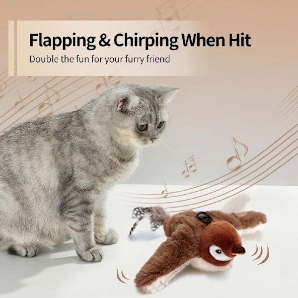 Electronic Interactive Flying Bird – Perfect Toy for Cats