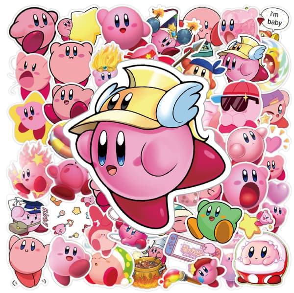 #50 Kirby DIY luovat tarrat#