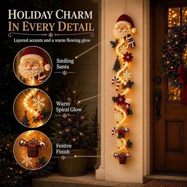 Lysende juleophæng DIY håndværkssæt, lysende juleophæng til hjemmet Snowman