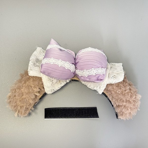 Hiihtokypärän lisävarusteet kissankorvat hiihtokeskus hiihto lämmin koristelu kypärän lisävarusteet Shirley Rose -keksit Duffy-karhutarrat Nini coffee color