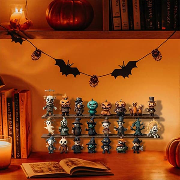 31 nätter av skräck för Halloween Countdown Box 2025 Läskiga dockor samlarobjekt skräckfigurer för semestern 31 Days