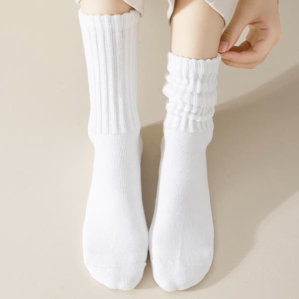 6 par tykke termostrømper - Vinterstrømper til kvinder - Ekstra varme og åndbare - Strækbart unisex-model - Anti-slip sål