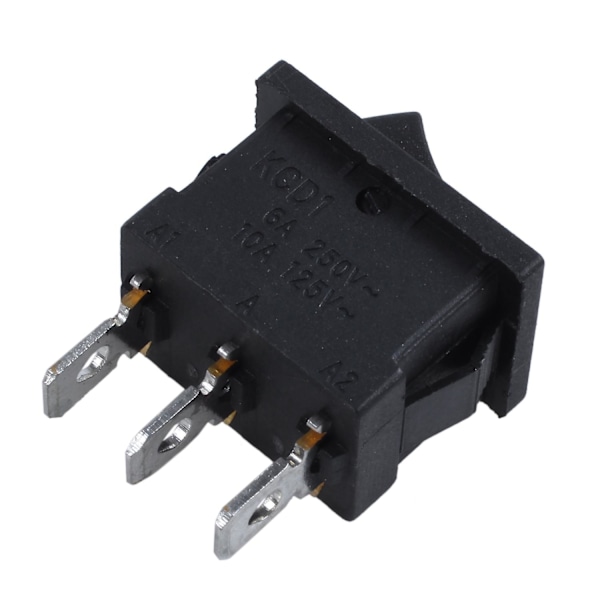 SPDT På-Av-På 3-Positions Snäpp-In Båtvippströmbrytare AC 250V/6A 125V/10A {hh} As Shown