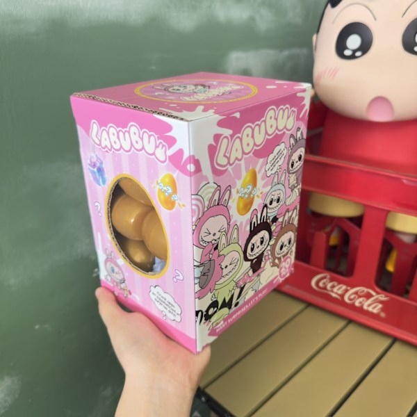 la Bubu lucky smash gyllene ägg Påskägg knacka gyllene ägg överraskning blind box leksak Barnens dag pris present