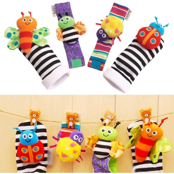 Handledsskallror för spädbarn Skallersockor Handledsskallror Set