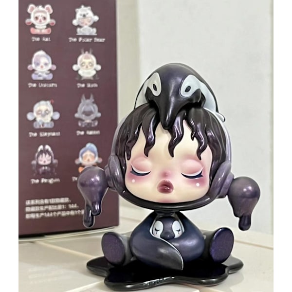 DIMOO Skelet Panda Dyr Prinsesse Samlerobjekt Blind Box Tilfældige Figurer{hh} 9