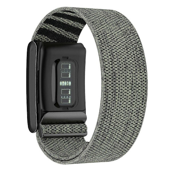 Til WHOOP 4.0 Fitness Tracker Armbånd Elastisk Justerbar Rem - Grå Grøn Multifarvet Multicolor Grey Green