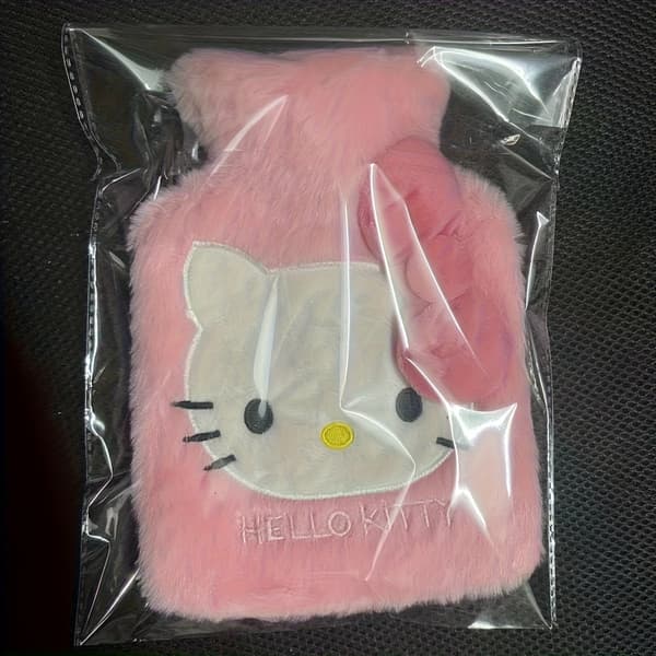 Sanrio Hello Kitty Kuromi Bærbar Håndvarmer Sød Anime 【Brown leopard Hello Kitty】