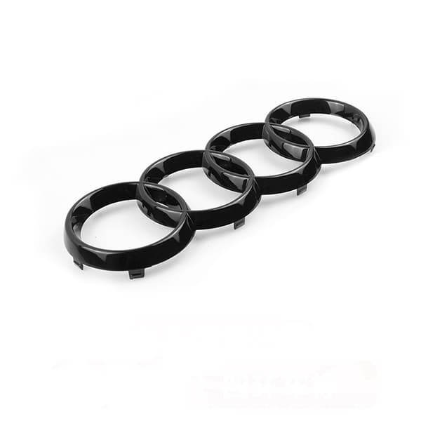 AUDI BLANKE SORTE EMBLEMRINGE FOR & BAG A1 A3 A4 A5 273MM 192MM